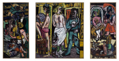 Acrobats by Max Beckmann