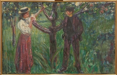 Adam and Eve by Edvard Munch