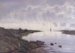 Åens udløb by Vilhelm Groth