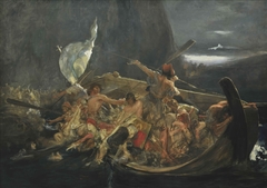 After the destruction of Psara by Nikolaos Gyzis