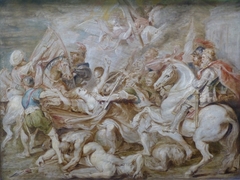 Allégorie de l'Autriche catholique attaquée par les protestants by Peter Paul Rubens