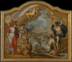 Allegory of the Power of Great Britain by Sea, design for a decorative panel for George I's ceremonial coach by Anonymous