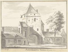 Ammunitietoren te Zwolle by Abraham de Haen II