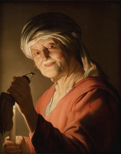 An Old Woman by Gerard van Honthorst