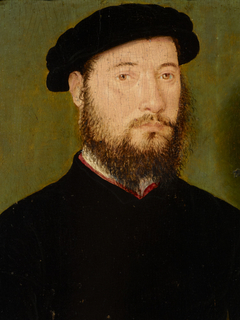 An Unknown Man with a Red Collar by Corneille de Lyon