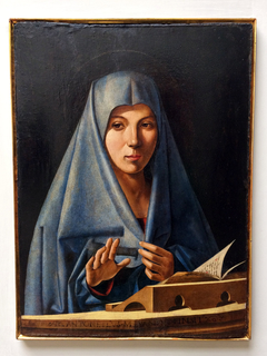 Annunciation by Antonello de Saliba