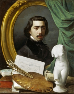 Autorretrato by Carlos Esquivel y Rivas