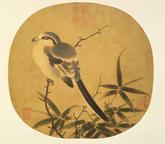 Bamboo and Shrike by Li Anzhong