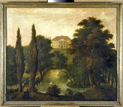 Belvedere from the side of the Łazienki Park by Fryderyk Skarbek