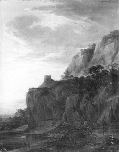 Berglandschap by Herman Saftleven