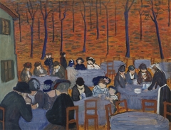 Biergarten by Marianne von Werefkin