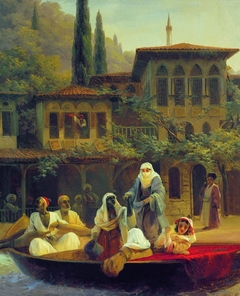 Boat Ride by Kumkapi in Constantinople by Ivan Ayvazovsky