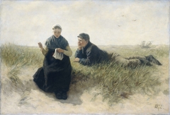 Boy and Girl in the Dunes by David Adolph Constant Artz