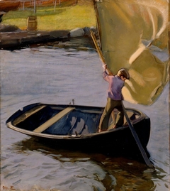 Boy and Sail by Magnus Enckell