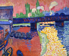 Charing Cross Bridge, London by André Derain