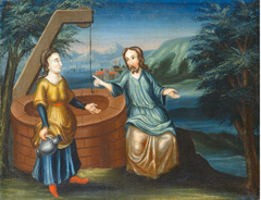 Christ and the Woman of Samaria by Anonymous