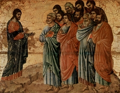 Christ Appears to the Disciples on the Mountain in Galilee by Duccio di Buoninsegna