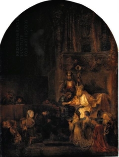 Circumcision, copy after part of the Passion series for Frederik Hendrik by Rembrandt