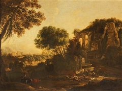 Classical Landscape by style of Gillis Claesz d’Hondecoeter