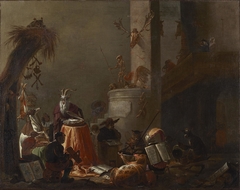 College Animals by Cornelis Saftleven