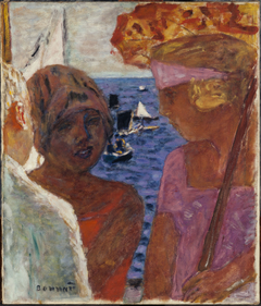 Conversation à Arcachon by Pierre Bonnard