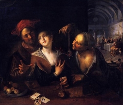 Coulpe Scene by Hans von Aachen