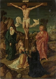 Crucifixion with the Virgin, Saint John, Mary Magdalene, a Donor by Unknown Artist