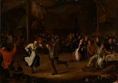 Dancing in an Inn by Gerrit Lundens