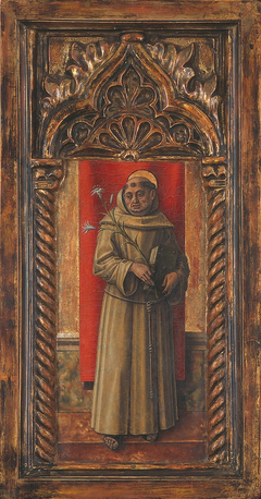 De heilige Antonius van Padua by Carlo Crivelli