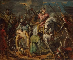 Death of Gaston de Foix in the Battle of Ravenna on 11 April 1512 by Ary Scheffer