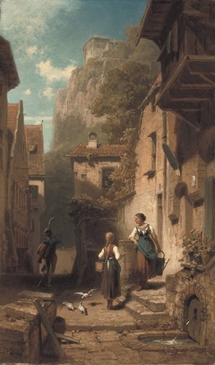 Der Husar by Carl Spitzweg