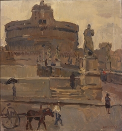 Die Engelsburg in Rom by Isaac Israels