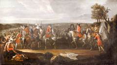 Eight Battle Scenes of the Marlborough House Murals: The Duke of Marlborough at the Battle of Blenheim: The Surrender of Maréchal Tallard by Louis Laguerre