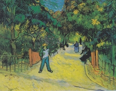 Entrance to the Public Gardens in Arle by Vincent van Gogh