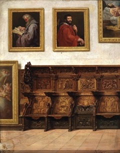 Estudio de la sillería de coro de Andrés de Nájera (Museo de Valladolid) by Miguel Jadraque y Sánchez