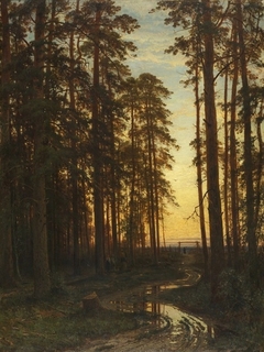 Evening in a Pine Forest by Ivan Shishkin