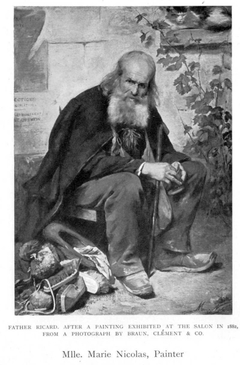 Father Ricard - 1882 by Marie Joséphine Nicolas