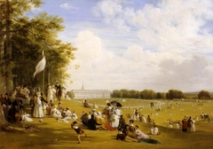 Fête in Petworth Park, 1835 by William Frederick Witherington