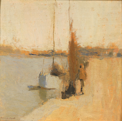 Fishing boat by Frank Edwin Scott