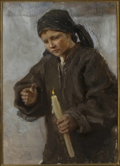 For the Candlemas by Teodor Axentowicz