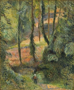 Forest Interior (Sous-Bois) by Paul Gauguin