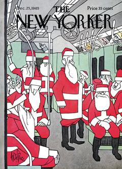 Front Cover for The New Yorker - December 25, 1965 by George Price