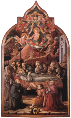 Funeral of St. Jerome by Filippo Lippi