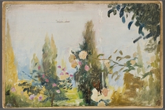 Garden of the Bakhchi-Dere villa in Yalta. From the journey to Crimea by Jan Ciągliński