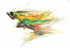 GATORADE New Series Line: Usain Bolt by Charis Tsevis