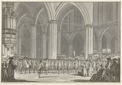 Genootschap Pro Patria in de Nieuwe Kerk, 1786 by Jan Bulthuis