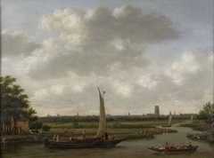 Gezicht op de Rotte by Jan Gabrielsz Sonjé