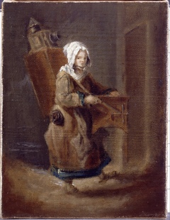 Girl with a Magic Lantern by Anonymous