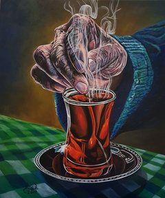 Glass of Tea with Blessed Hands by Hicham Takache