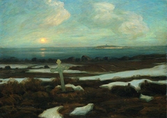 Graveyard in Loofoten by Thorolf Holmboe